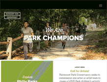 Tablet Screenshot of myphillypark.org